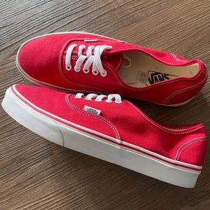 Vans Red White
